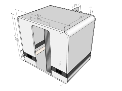 आधुनिक फोटो बूथ कियॉस्क इंटरएक्टिव सेल्फ फोटो बूथ 3D मॉडल