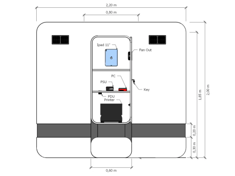 आधुनिक फोटो बूथ कियॉस्क इंटरएक्टिव सेल्फ फोटो बूथ 3D मॉडल