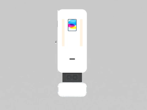 Modern Self Photo Kiosk Digital Selfie Studio 3D Model