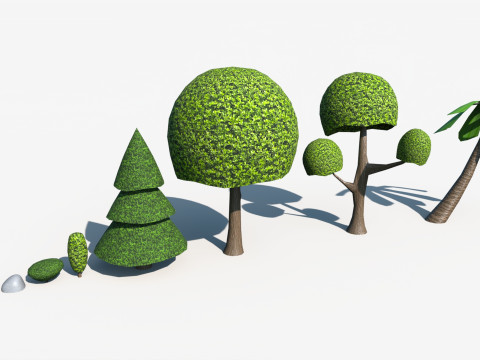 Low-Poly Nature Pack 3D-Modell