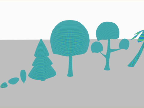 Low-Poly Nature Pack 3D Модель