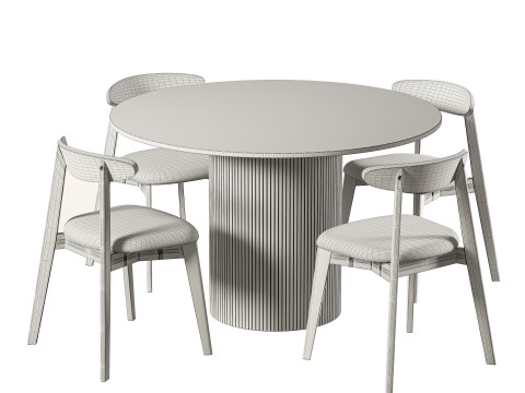 Dunmore and Hill Table-Divan Modello 3D