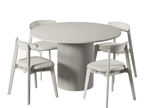 Dunmore and Hill Table-Divan 3D Model