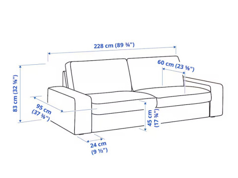 IKEA KIVIK 3D 모델