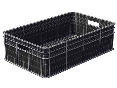 Plastic Crate 3D-Modell