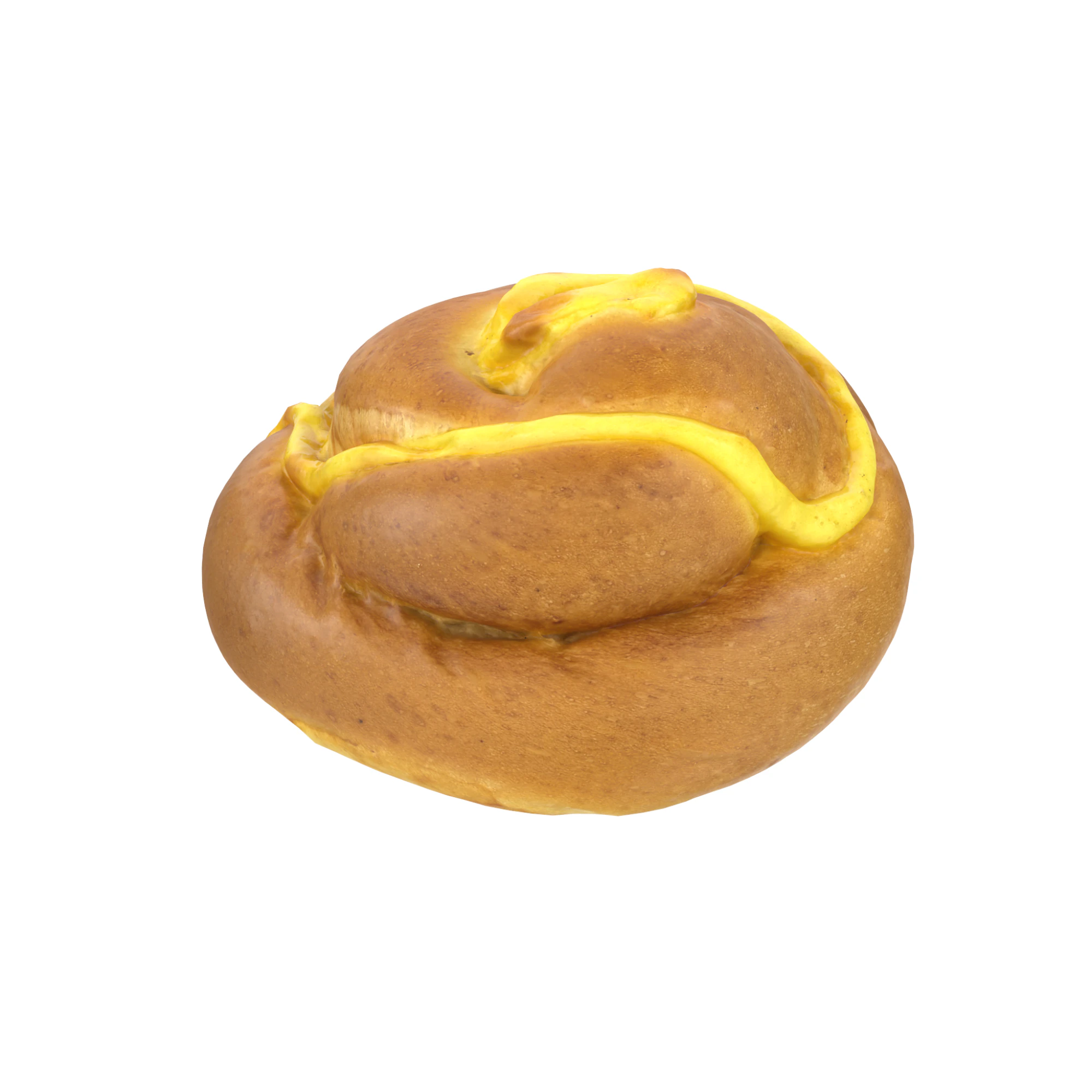 Sweet Bun 3D Model .c4d .max .obj .3ds .fbx .stl .blend