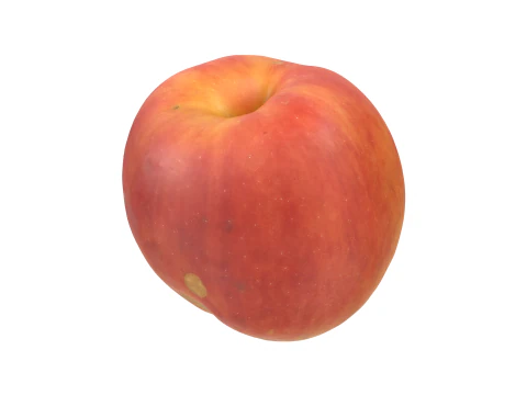 빨간 사과 3D 모델