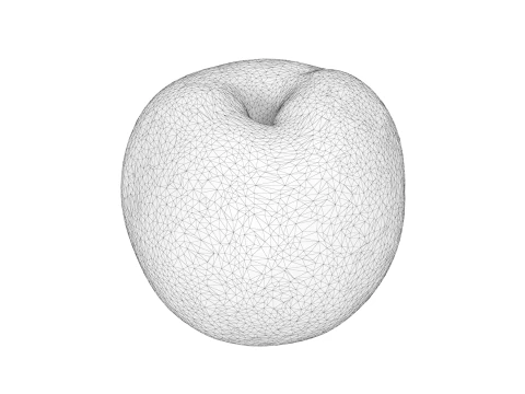 Red Apple 3D Model