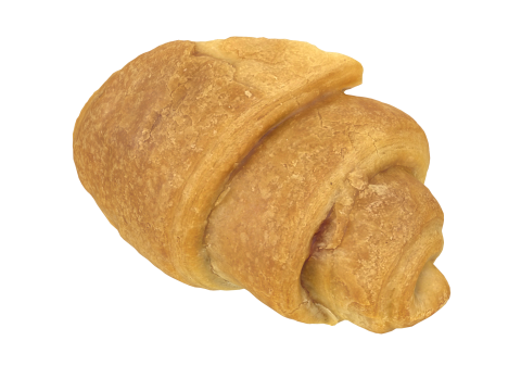 Cut Croissant 3D Model