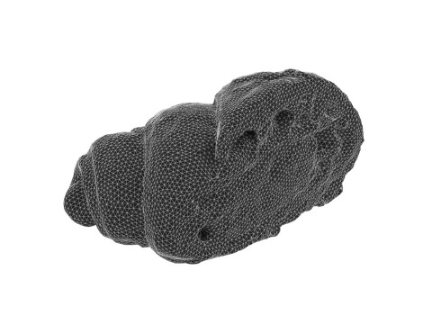 Cut Croissant 3D Model