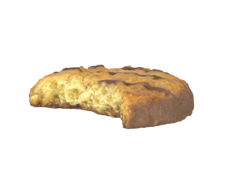 Bitten Cookie Model 3D