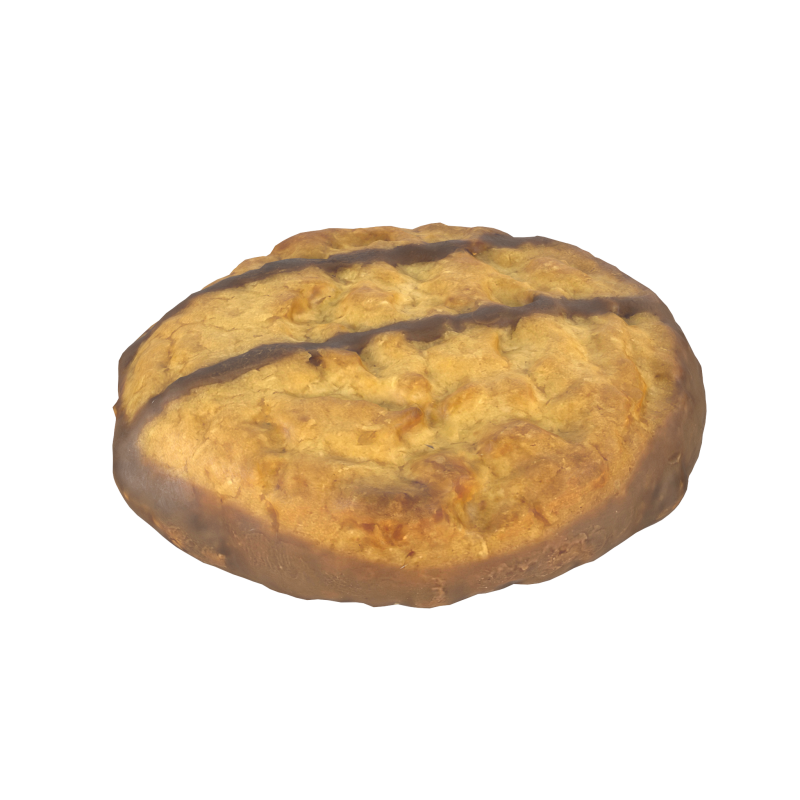 Cookie 3D Model .c4d .max .obj .3ds .fbx .stl .blend 