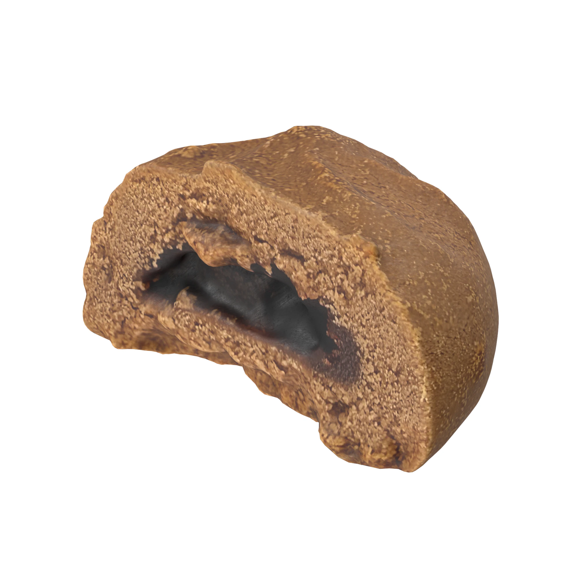 Cut Cookie 3D Model .c4d .max .obj .3ds .fbx .stl .blend