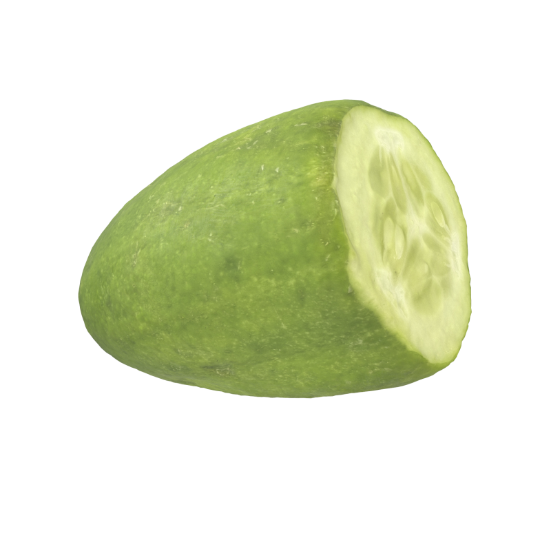 Cut Cucumber Modello 3D .c4d .max .obj .3ds .fbx .stl .blend 