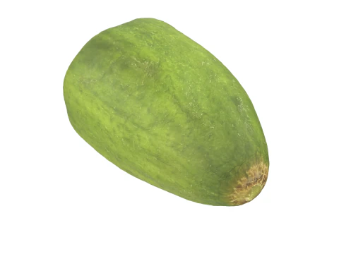 Cut Cucumber 3D Model