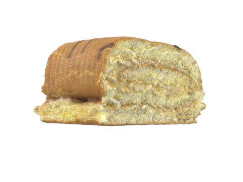 Sweet Roll Piece 3D Model