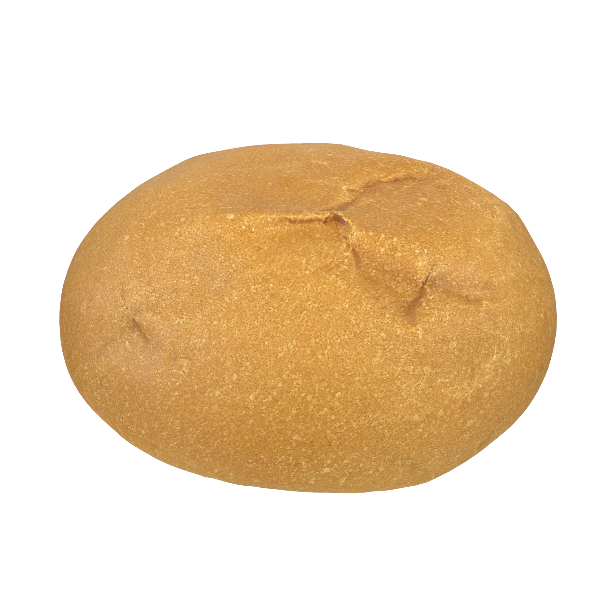 Round Bun 3D Model .c4d .max .obj .3ds .fbx .stl .blend 