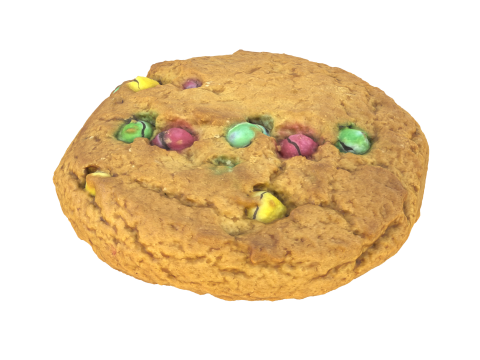 Cookie With Candys 3D Model