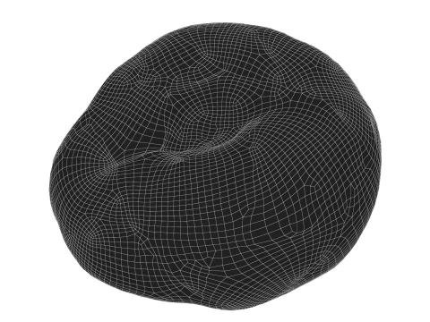 Donut Peach 3D Model