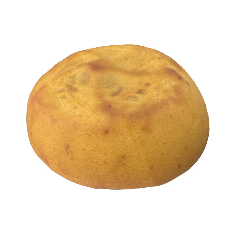 Round Pastry 3Dモデル .c4d .max .obj .3ds .fbx .stl .blend
