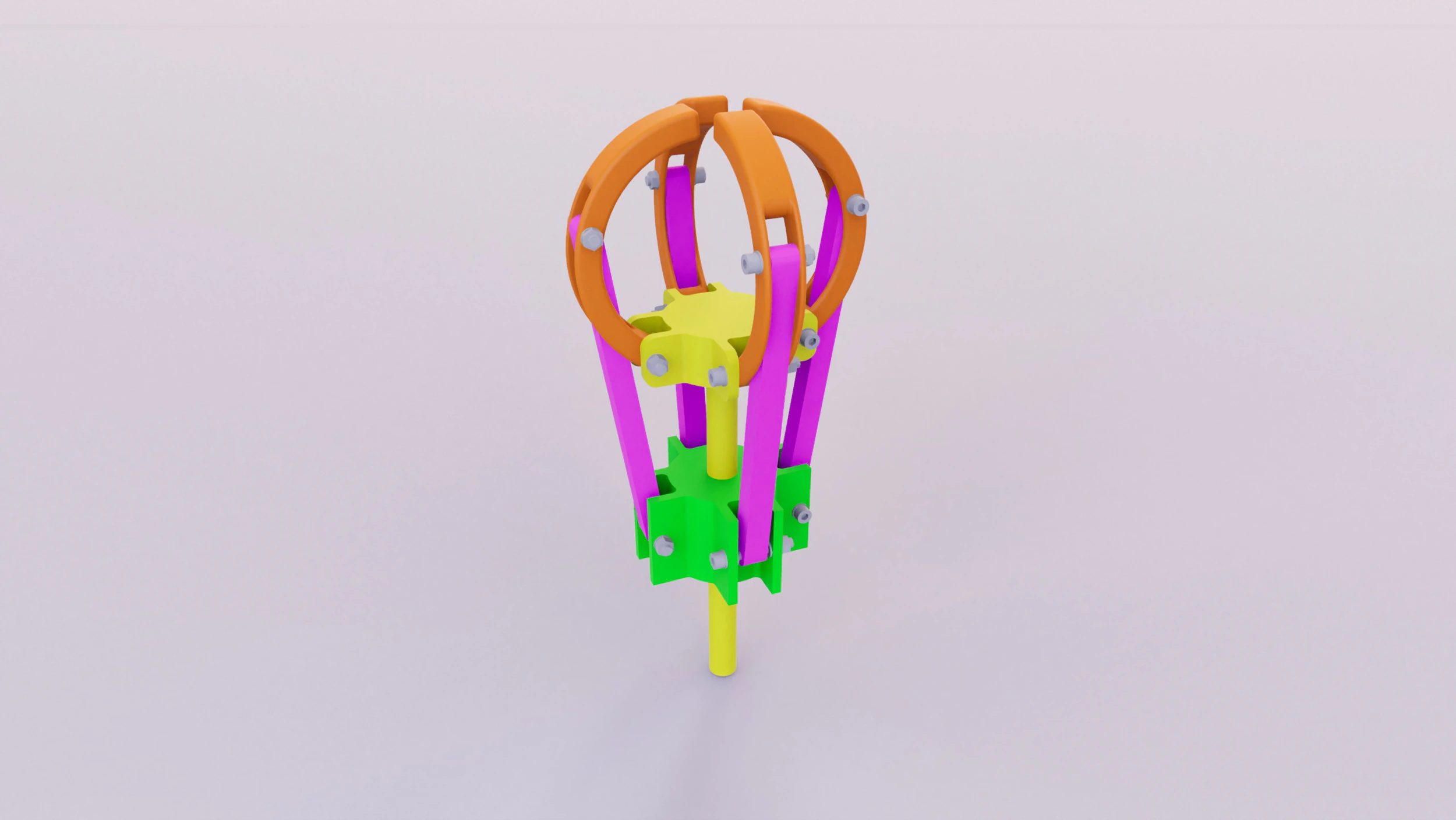 MXT3D - Gripper 04 Claws 3D Model .c4d .max .obj .3ds .fbx .stl .blend 
