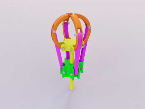 MXT3D - Gripper 04 Claws Modelo 3D