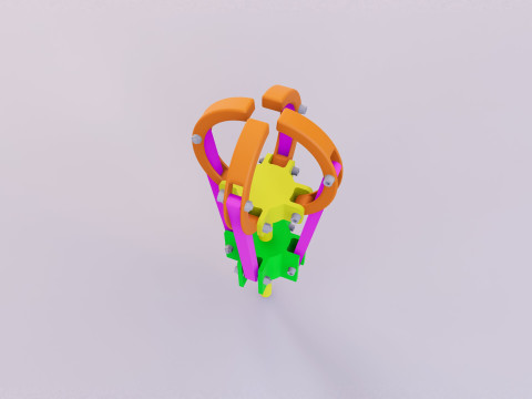MXT3D - Gripper 04 Claws Model 3D