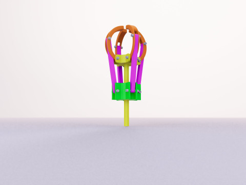 MXT3D - Gripper 04 Claws Model 3D