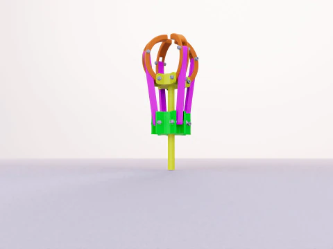 MXT3D - Gripper 04 Claws 3D Model