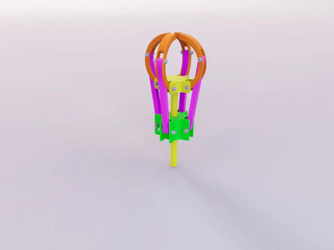 MXT3D - Gripper 04 Claws 3D Model