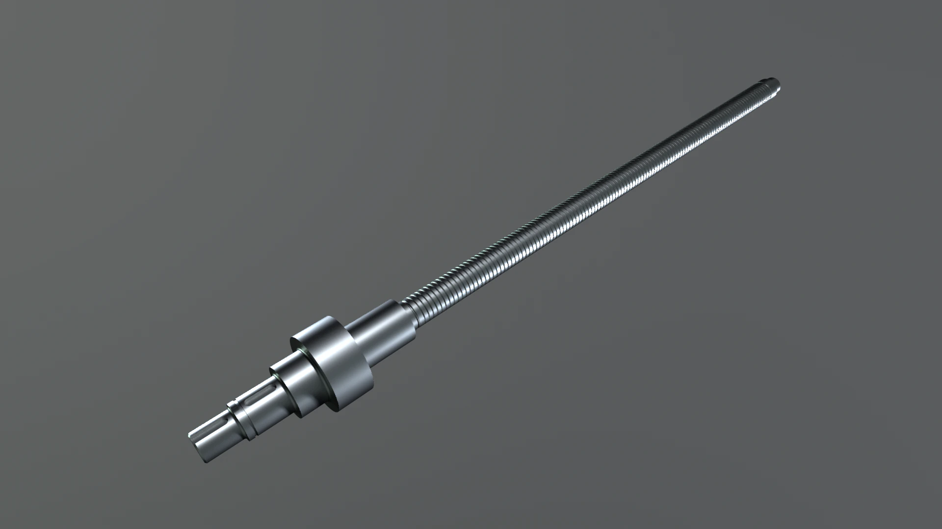 MXT3D- Power screw 3D Model .c4d .max .obj .3ds .fbx .stl .blend 