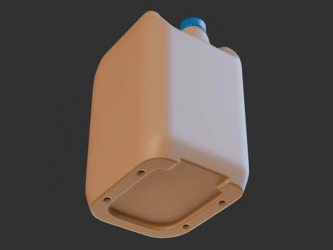Plastic Canister 3D Model