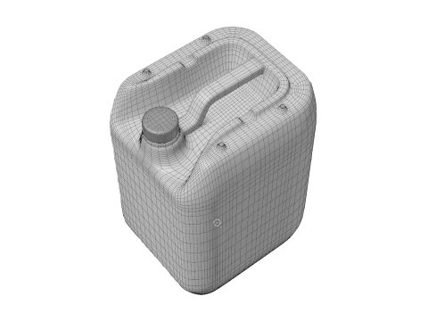 Plastic Canister 3D Model