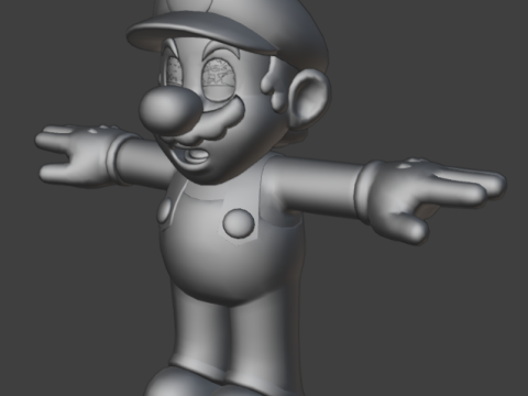 Mario bros 3D 3D 模型