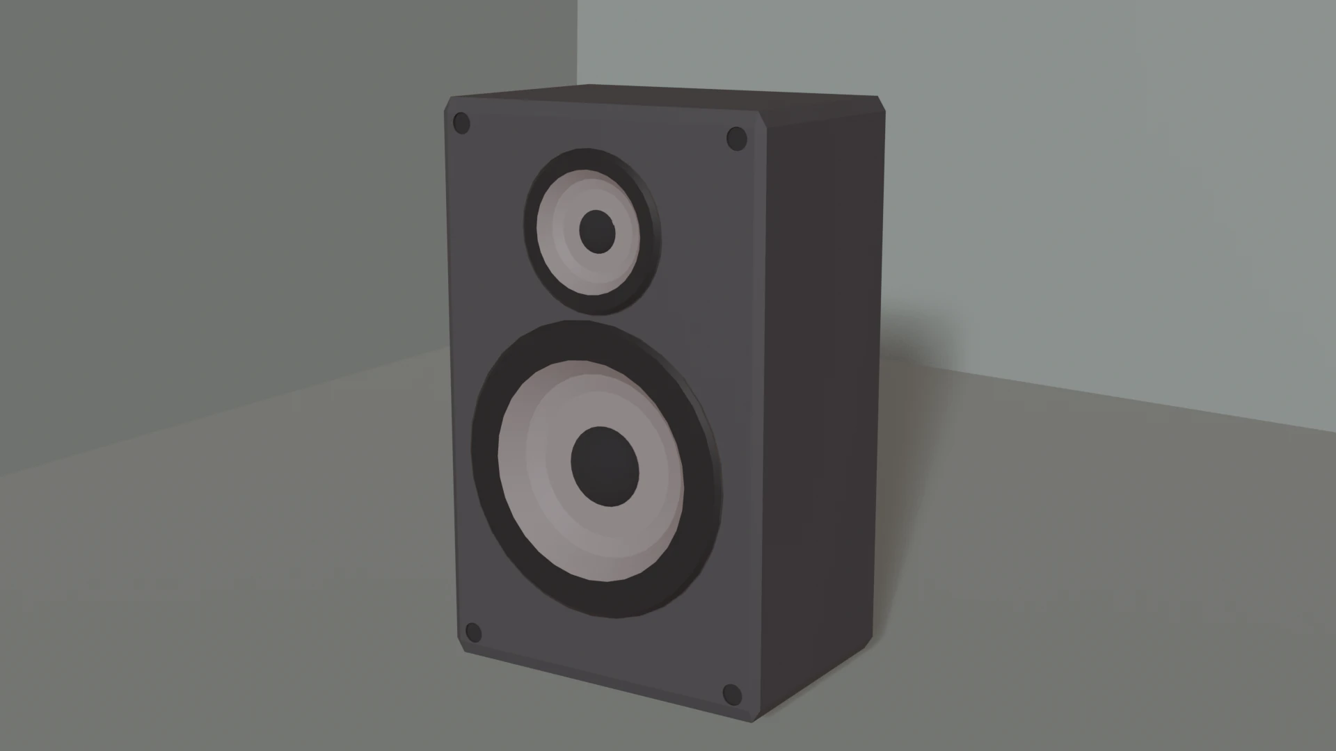 Music Column 3D Model .c4d .max .obj .3ds .fbx .stl .blend 