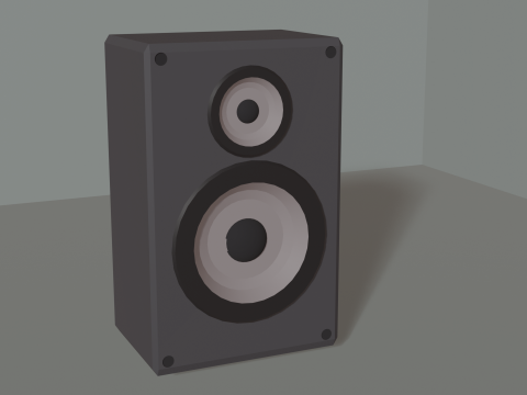 Music Column 3D Model