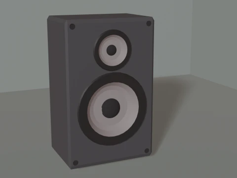 Music Column 3D Model