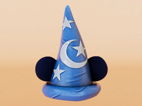 Микки Маус Волшебник 3D Модель