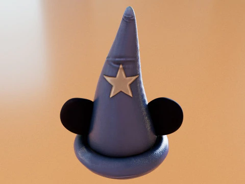 Mickey Mouse Sorcerer 3D Model