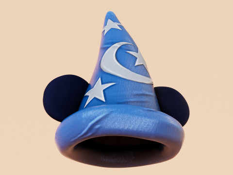 Mickey Mouse Sorcerer Model 3D