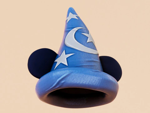 Mickey Mouse Sorcerer 3D Model