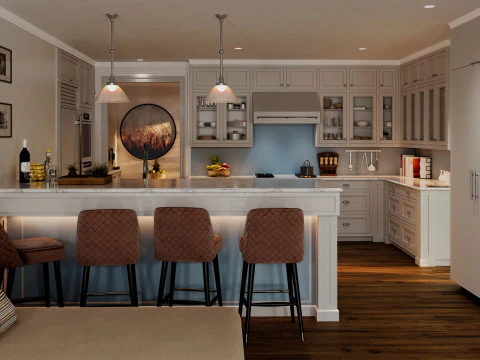 Cucina Classica Modello 3D