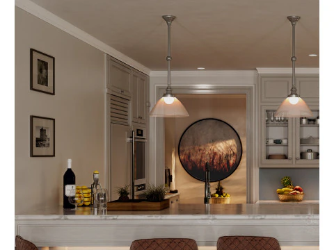 Classical Kitchen 3D Model