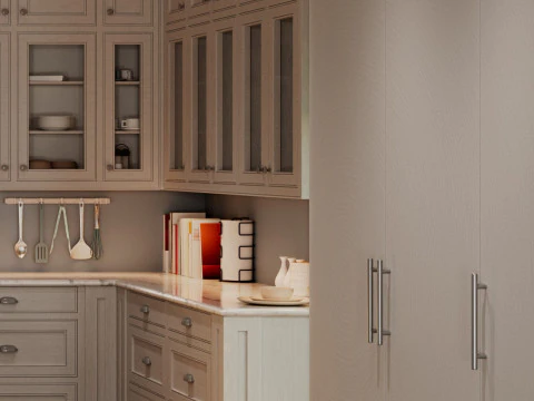 Classical Kitchen 3D Model