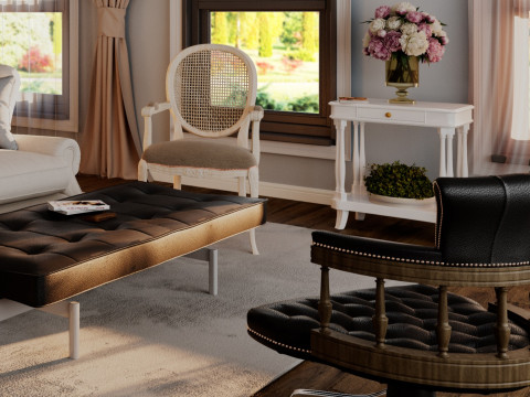 Classic Luxury Bedroom Interior 3D 모델