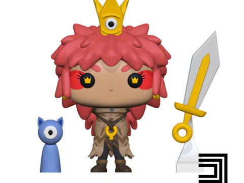 Crown Trick Funko Pop version 3D Print Model