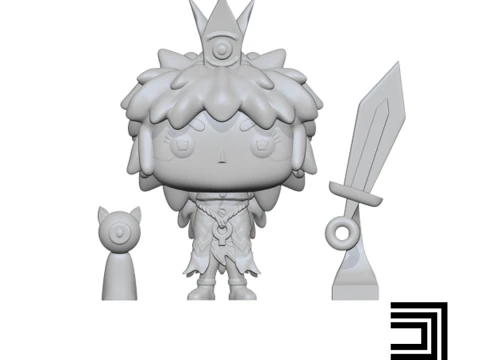 Crown Trick Funko Pop version 3D Print Model