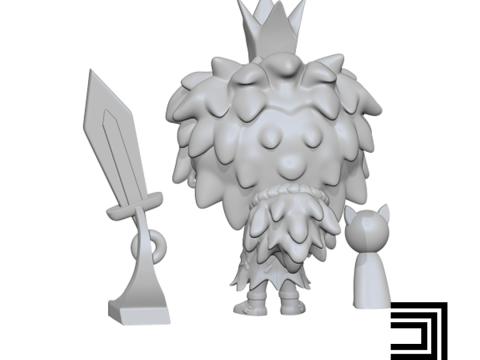 Crown Trick Funko Pop version Modèles 3D en vedette