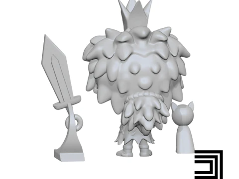 Crown Trick Funko Pop version 3D Print Model