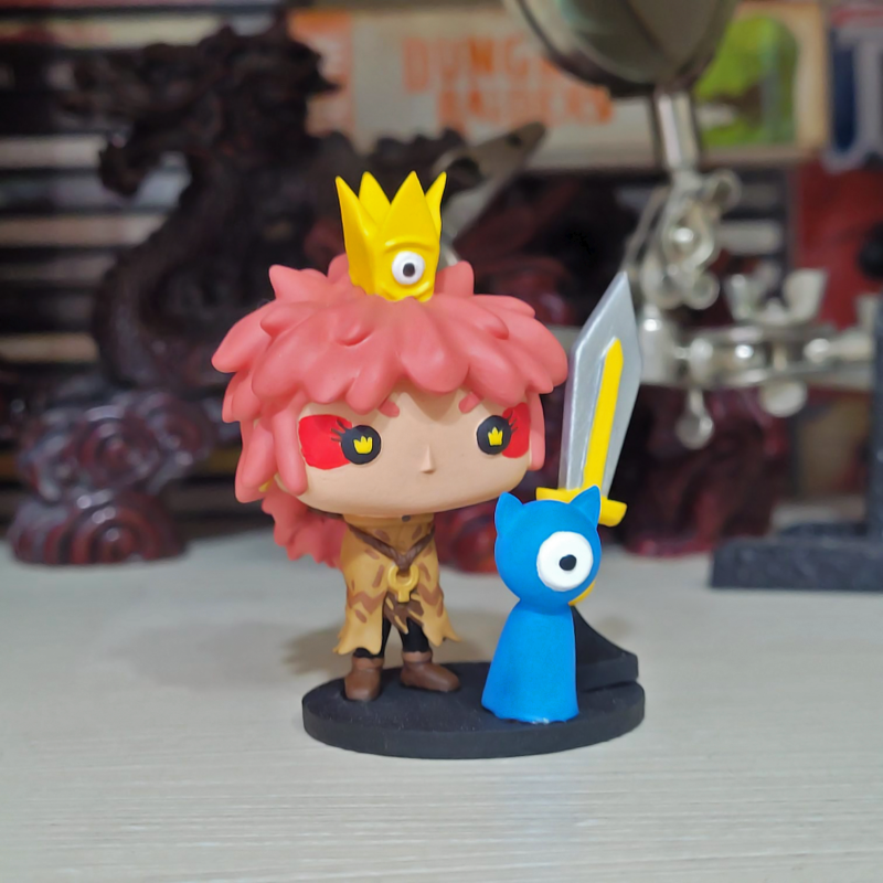 Crown Trick Funko Pop version Modèles 3D en vedette .c4d .max .obj .3ds .fbx .stl .blend 